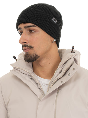 Cappello Nero EA7 Uomo