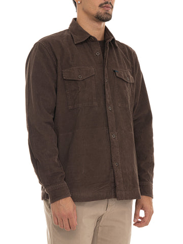 Camicia Marrone Fay Uomo