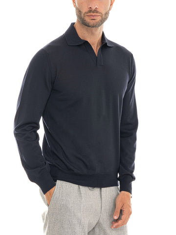 Polo Blu Gran Sasso Uomo