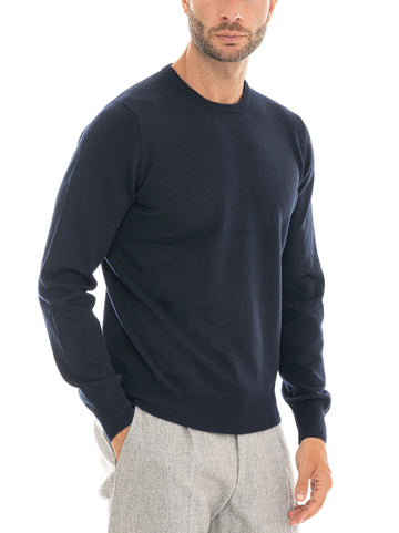 Maglia girocollo Blu Gran Sasso Uomo