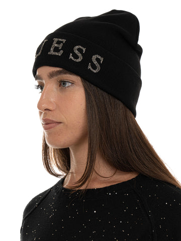 Cappello Nero Guess Donna