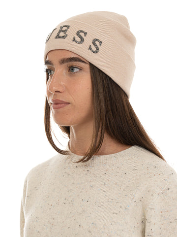 Cappello Beige Guess Donna