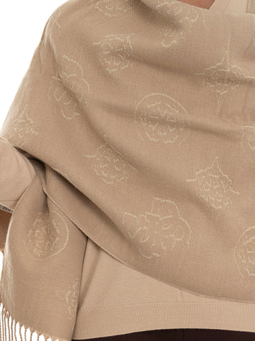 Sciarpe Taupe Guess Donna