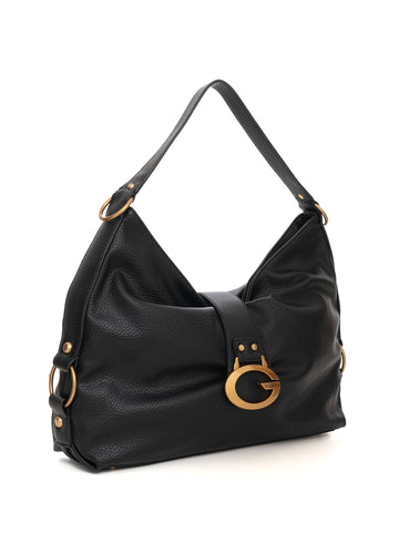Borsa a spalla Camden large Nero Guess Donna