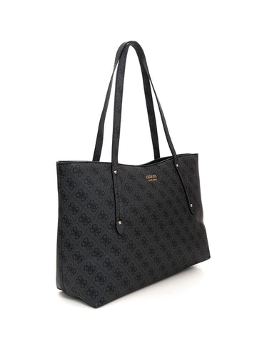 Borsa shopping Brenton top zip tote Grigio Guess Donna