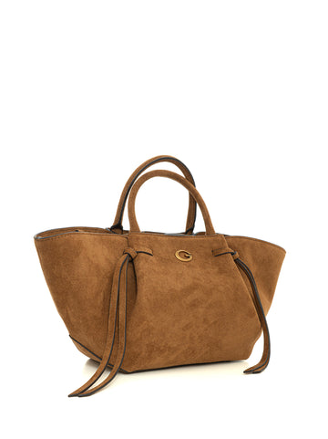 Borsa media Allegra girlfriend satchel Cognac Guess Donna