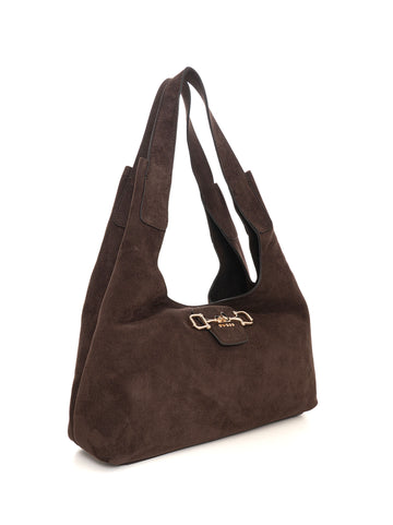 Borsa a spalla Sunset hobo Marrone Guess Donna