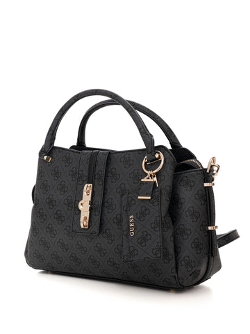 Borsa rettangolare media Yvonne logo Grigio Guess Donna