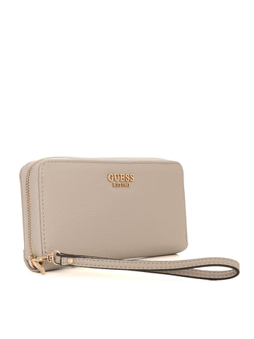 Portafoglio zip around MELODY SLG SMALL ZIP AROUND Beige Guess Donna
