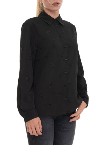Camicia Nero Guess Donna