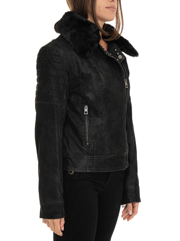 Giubbotti Nero Guess Donna