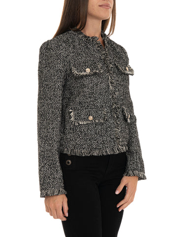 Giacca Nero-bianco Guess Donna