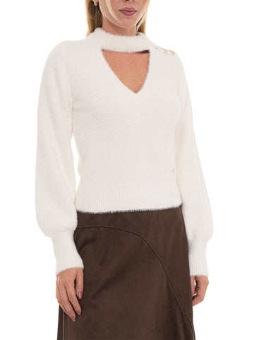 Maglie Bianco Guess Donna
