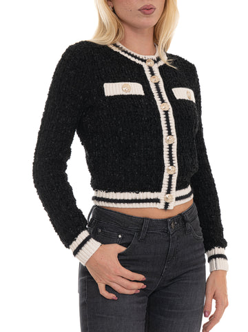Giacca in maglia  aomori Nero Guess Donna