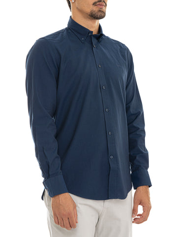 Camicia Blu Harmont & Blaine Uomo