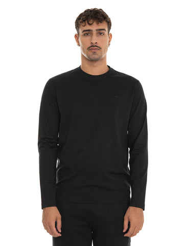 T-shirt Nero Harmont & Blaine Uomo