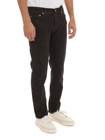 Jeans Marrone Harmont & Blaine Uomo