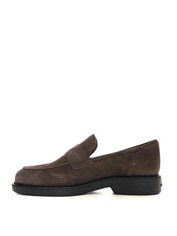 Mocassino in camoscio Marrone Hogan Uomo