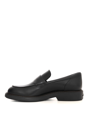Mocassino in pelle Nero Hogan Uomo