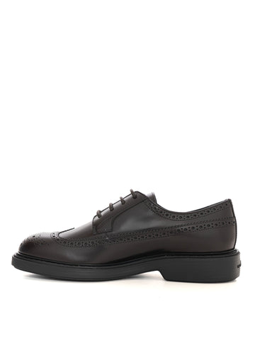 Scarpa classica derby con lacci Marrone Hogan Uomo