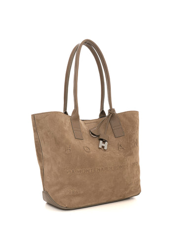 Borsa modello shopper Beige Hogan Donna