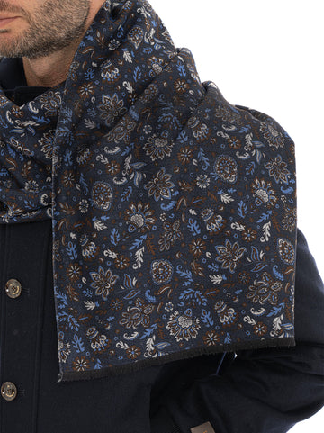 Sciarpe Blu Kiton Uomo
