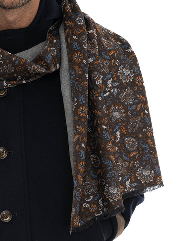 Sciarpe Marrone Kiton Uomo