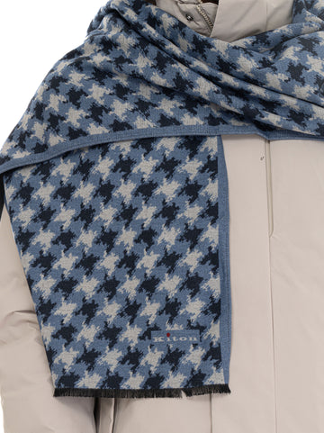 Sciarpe Celeste Kiton Uomo