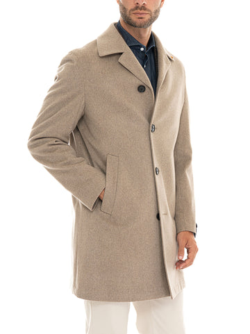 Cappotto classico KEVIN Beige La Torre Uomo