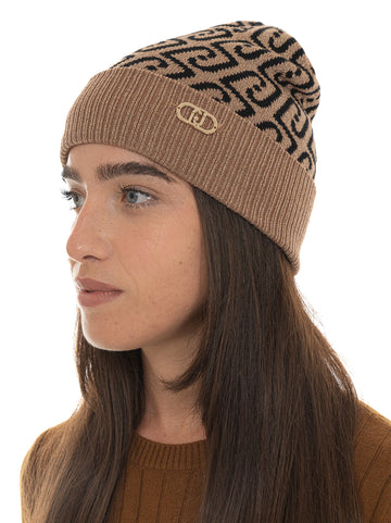Cappello Cammello-nero Liu Jo Donna