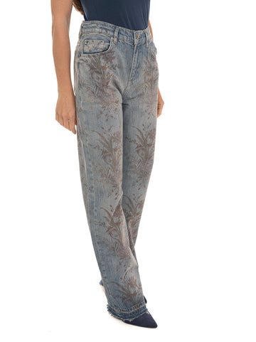 Pantaloni Marrone-denim Liu Jo Donna