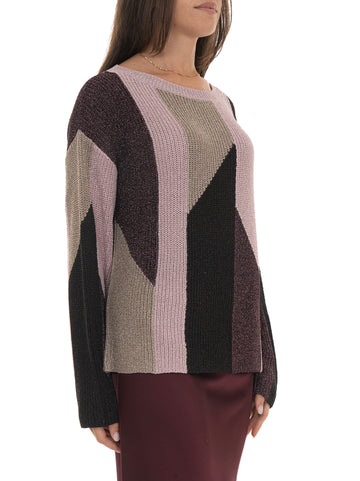 Maglia over-size Rosa-beige Liu Jo Donna