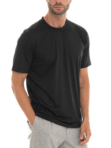 T-shirt Nero Marco Pescarolo Uomo