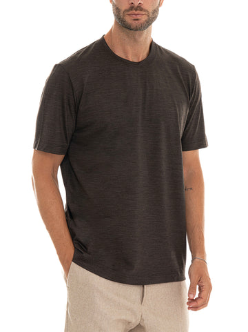 T-shirt Marrone Marco Pescarolo Uomo