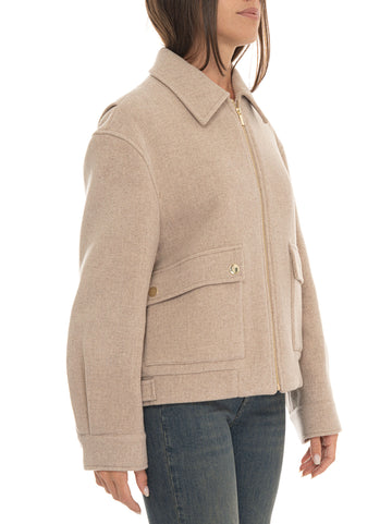 Giubbotto Corto Pbbarca Beige Pennyblack Donna