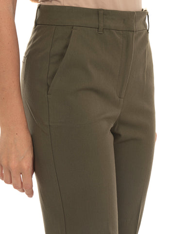 Pantaloni Verde militare Pennyblack Donna