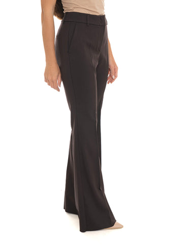 Pantaloni a zampa d'elefante Pbbpiovra Marrone Pennyblack Donna