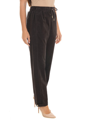 Pantaloni Marrone Pennyblack Donna