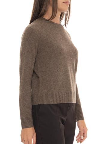 Maglia in cashmere Pbkabetone Fango Pennyblack Donna