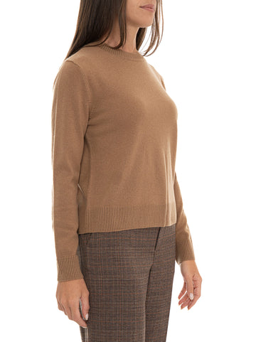 Maglia in cashmere Pbkabetone Cammello Pennyblack Donna