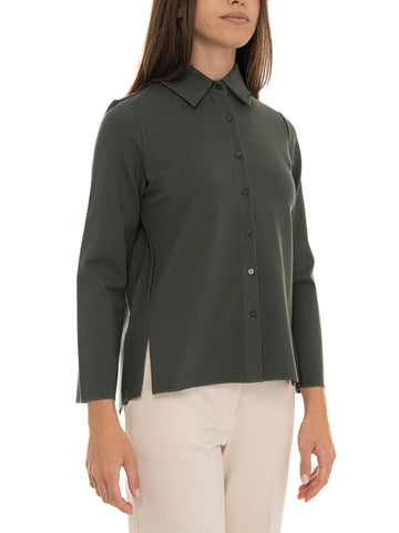 Over shirt Verde Quality First Donna