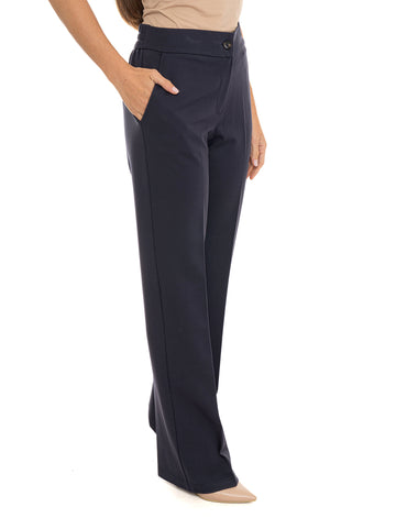 Pantaloni Blu Quality First Donna