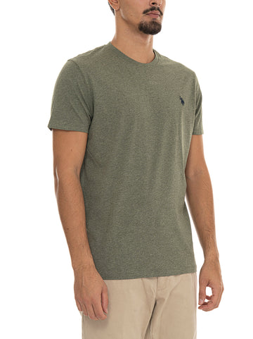 T-shirt Verde US Polo Assn Uomo