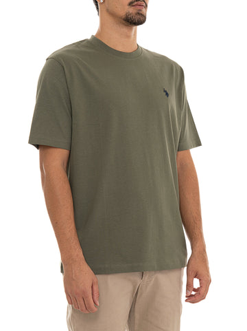T-shirt Verde US Polo Assn Uomo