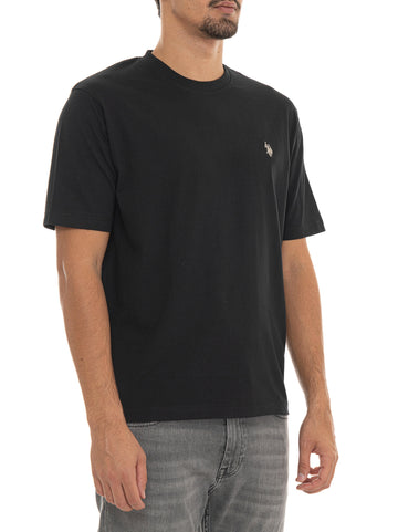 T-shirt Nero US Polo Assn Uomo