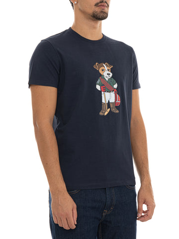 T-shirt Blu US Polo Assn Uomo