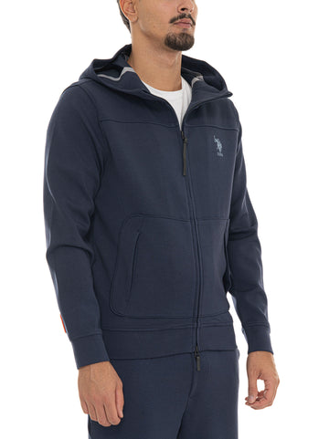 Felpa Blu US Polo Assn Uomo