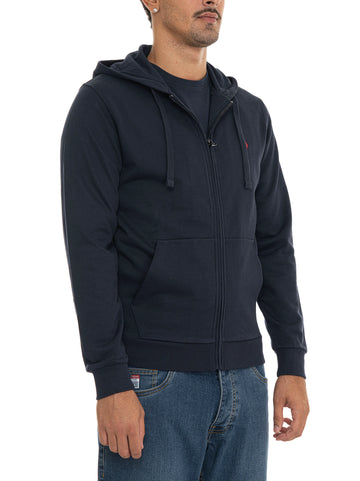Felpa Blu US Polo Assn Uomo