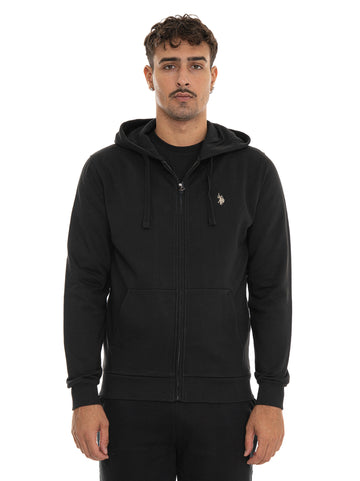Felpa Nero US Polo Assn Uomo