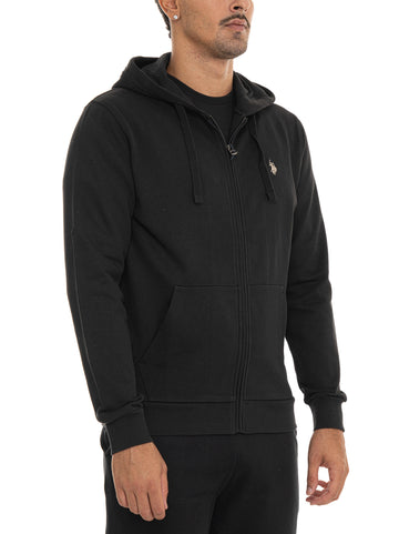 Felpa Nero US Polo Assn Uomo